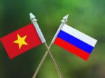 ベトナムとロシアの国旗